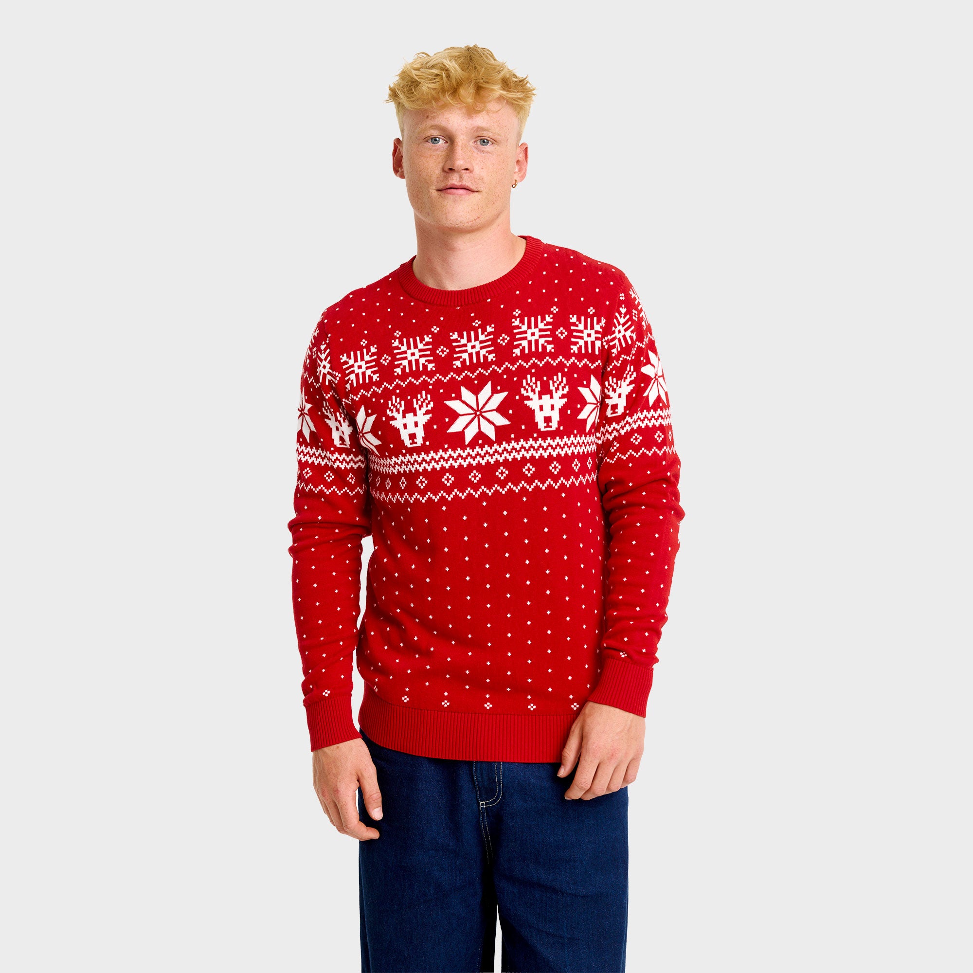 De Scandinavische kersttrui – Heren